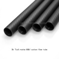Finition mate des tubes en fibre de carbone 15*12*1000mm